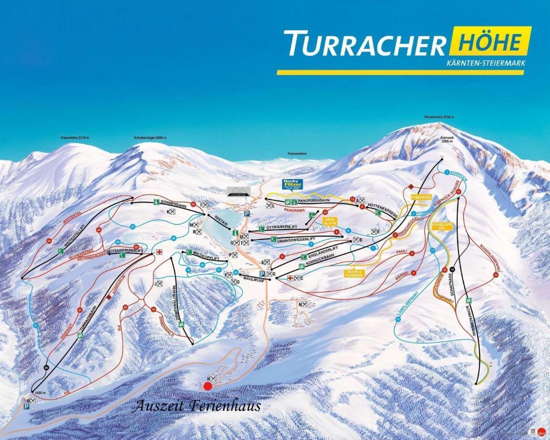 Auszeit Ferienhaus Fur 6 Personen ,Mit Grosser Terrasse Und Panoramablick, Turracher Hohe -A1 Haus 436 A Links- Exterior photo
